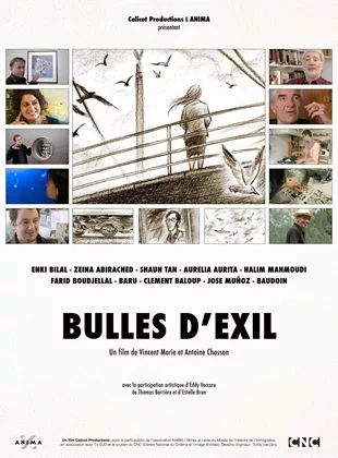 Affiche du film Bulles d'exil - Court Métrage