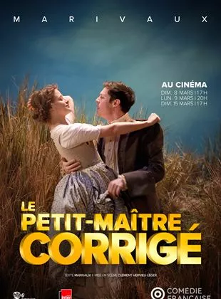 Affiche du film Le Petit-Maître corrigé (Comédie-Française)