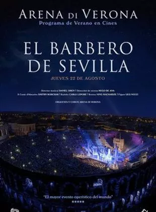 Affiche du film Le Barbier de Séville (Arènes de Vérone)
