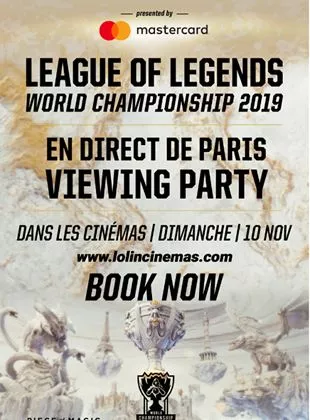 Affiche du film League of Legend World Championship 2019