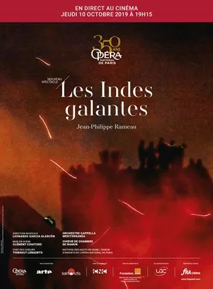 Affiche du film Les Indes galantes (Opéra de Paris-FRA Cinéma)