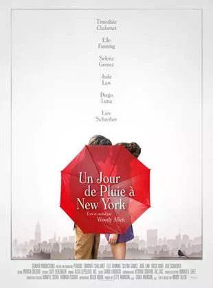 Affiche du film Un jour de pluie à New York