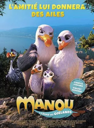 Affiche du film Manou, à l'école des goélands
