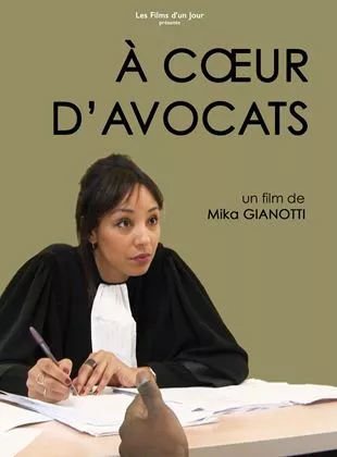 Affiche du film A coeur d'avocats