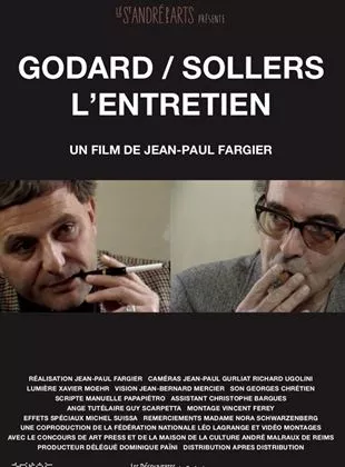 Affiche du film Godard / Sollers : L'entretien