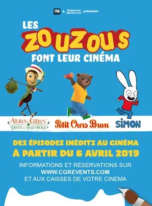 Affiche du film Les Zouzous font leur cinéma #2 (CGR Events)