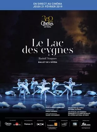 Affiche du film Le Lac des cygnes (Opéra de Paris-FRA Cinéma)