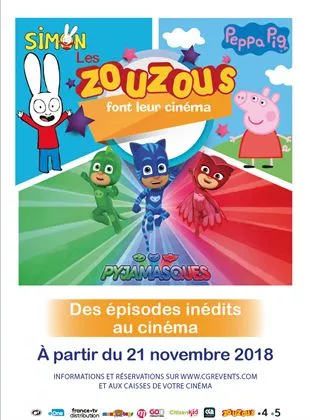 Affiche du film Les Zouzous font leur cinéma (CGR Events)