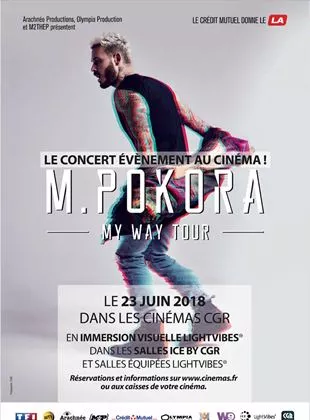 Affiche du film M. Pokora - My way tour (CGR Events)