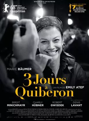 Affiche du film 3 jours à Quiberon