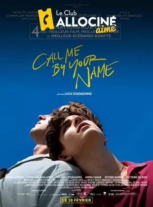 Affiche du film Call Me By Your Name
