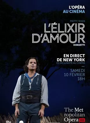 Affiche du film L'Élixir d'amour (Met-Pathé Live)