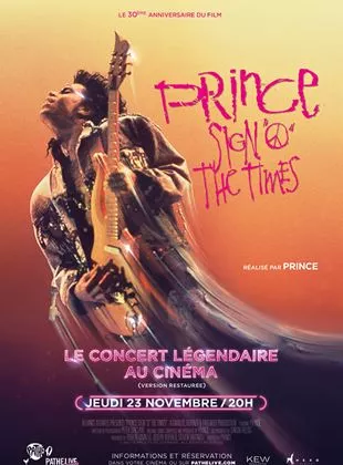 Affiche du film Prince - Sign O' the times (Pathé Live)