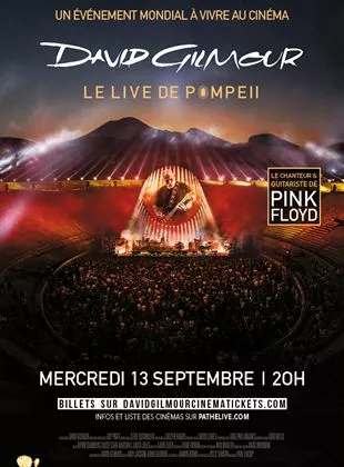 Affiche du film Pink Floyd's David Gilmour - Live à Pompéï