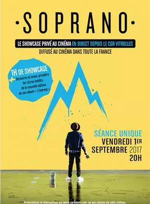 Affiche du film Soprano en Showcase en direct au cinéma (CGR Events 2017)