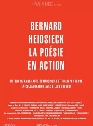 Affiche du film Bernard Heidsieck, la poésie en action