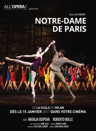 Affiche du film Notre-Dame de Paris de Roland Petit (CGR Events)