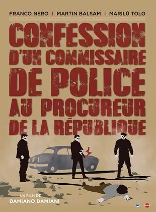Affiche du film Confession d'un commissaire de police au procureur de la république