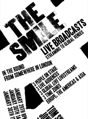 Affiche du film The Smile (Radiohead) concert exclusif au cinéma