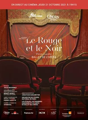 Affiche du film Le Rouge et le Noir (Opéra de Paris-FRA Cinéma)