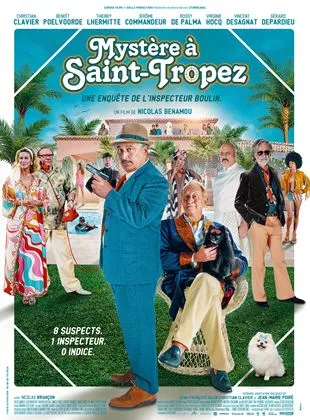 Affiche du film Mystère à Saint-Tropez : une enquête de l'inspecteur Boulin