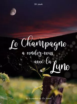 Affiche du film Le Champagne a rendez-vous avec la Lune - Court Métrage