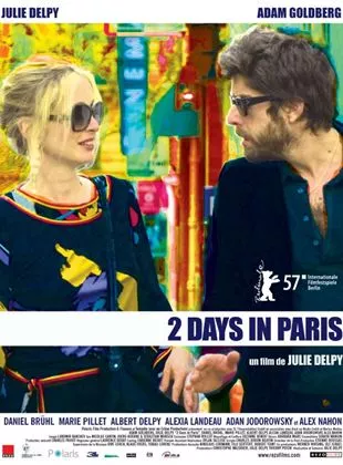 Affiche du film 2 Days in Paris