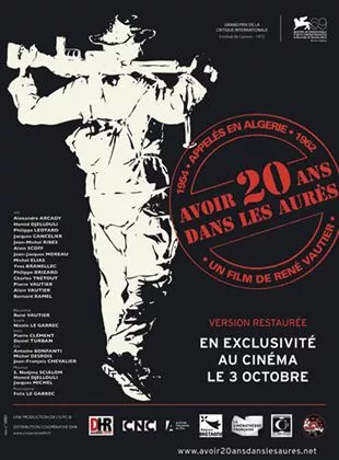 Affiche du film Avoir 20 ans dans les Aurès