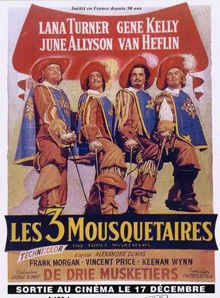 Affiche du film Les Trois mousquetaires