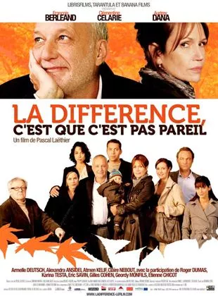 Affiche du film La Différence, c'est que c'est pas pareil