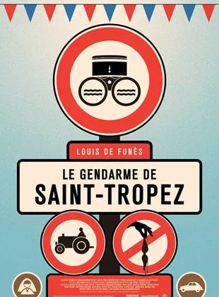 Affiche du film Le Gendarme de Saint-Tropez
