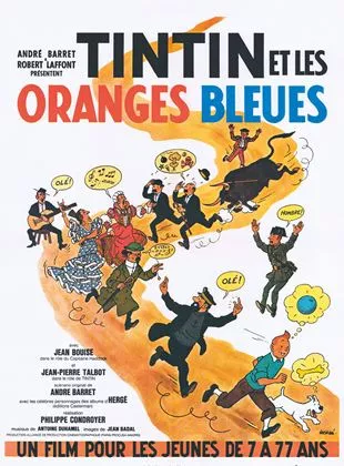 Affiche du film Tintin et les oranges bleues