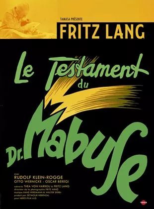 Affiche du film Le Testament du docteur Mabuse