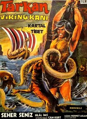 Affiche du film Tarkan contre les Vikings