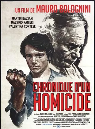 Affiche du film Chronique d'un Homicide
