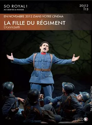 Affiche du film La Fille du régiment (Côté Diffusion)