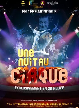 Affiche du film Une nuit au cirque 3D