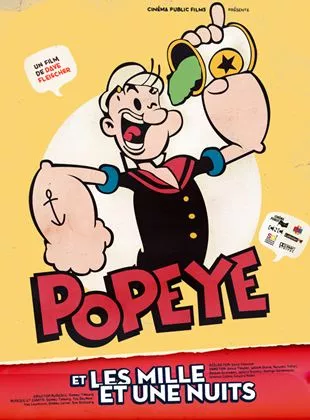 Affiche du film Popeye et Les Mille et Une Nuits - Court Métrage