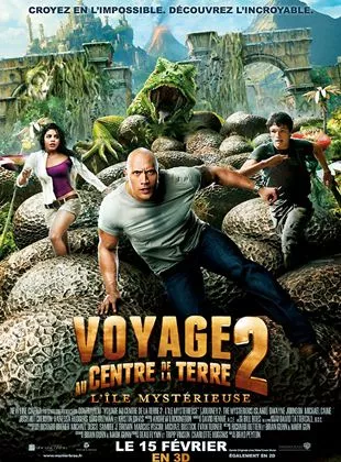 Affiche du film Voyage au centre de la Terre 2 : L'île mystérieuse