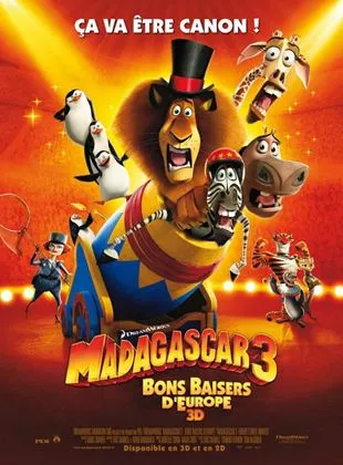 Affiche du film Madagascar 3