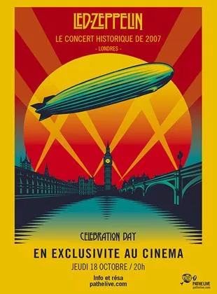 Affiche du film Concert : Led Zeppelin - Celebration Day