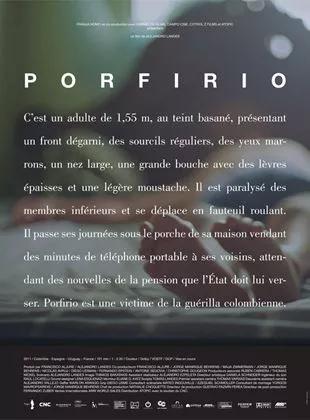 Affiche du film Porfirio