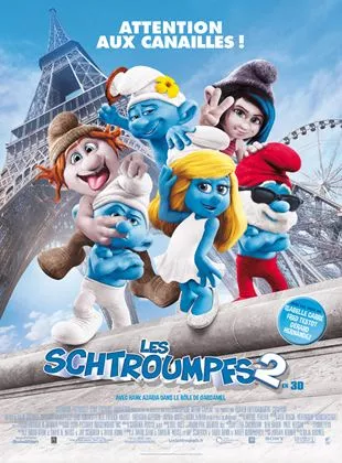 Affiche du film Les Schtroumpfs 2