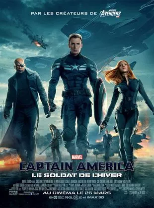 Affiche du film Captain America 2, le soldat de l'hiver