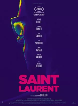 Affiche du film Saint Laurent avec Gaspard Ulliel