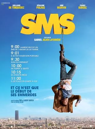 Affiche du film SMS avec Franck Dubosc