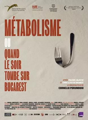 Affiche du film Métabolisme (ou Quand le soir tombe sur Bucarest)