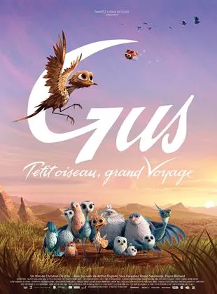 Affiche du film Gus petit oiseau, grand voyage