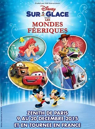 Affiche du film Disney sur Glace Les Mondes Féeriques