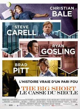 Affiche du film The Big Short : le Casse du siècle